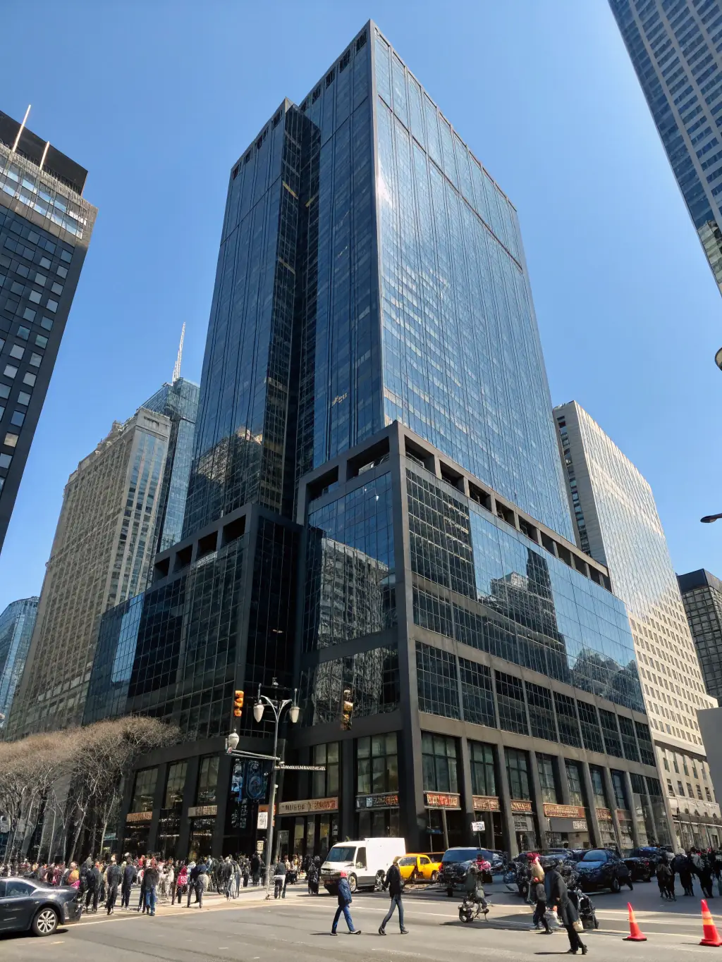A newly completed commercial building in Port Louis, featuring contemporary design and sustainable features, highlighting KB Master's expertise in commercial construction.